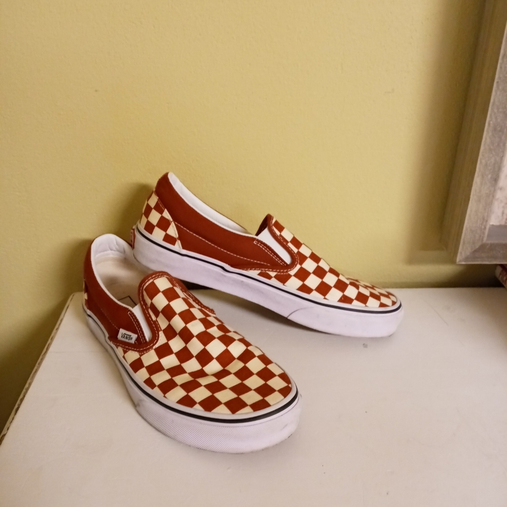 Vans classic slip-ons checkerboard